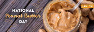 national peanut butter day sign
