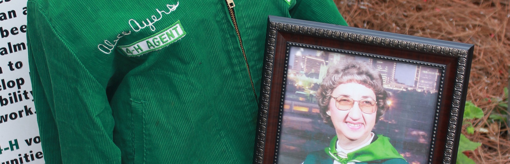 Alice Ayers was memorialized with a bench in the Discovery Gardens of the Lake County Extension office.