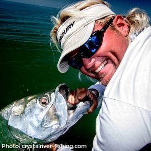 Capt Dan Clymer with a taron