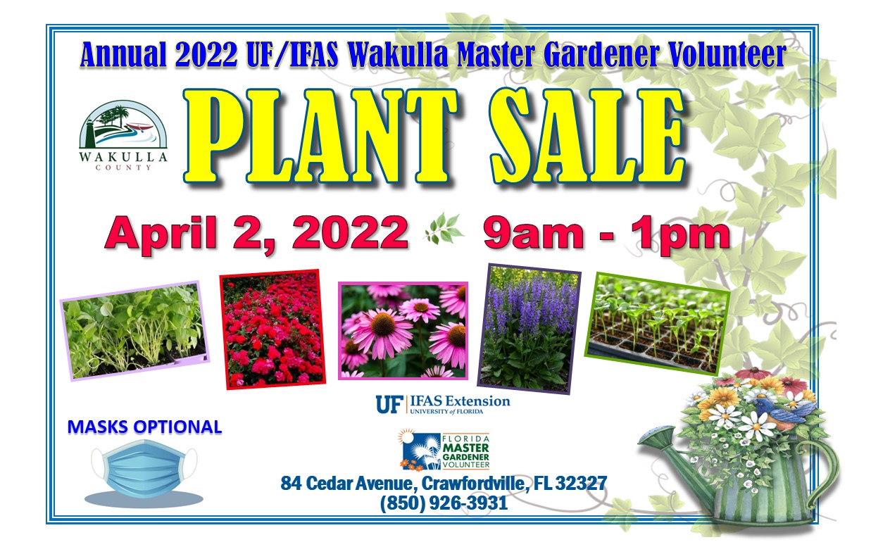 2022 MGV Plant Sale April 2 2022