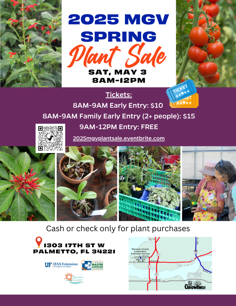 2025 Spring Master Gardener Plant Sale Flyer