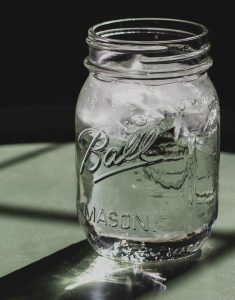 Water in a Mason jar - photo by Ethan Sykes, Unsplash