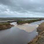 washout of farm drainage ditch