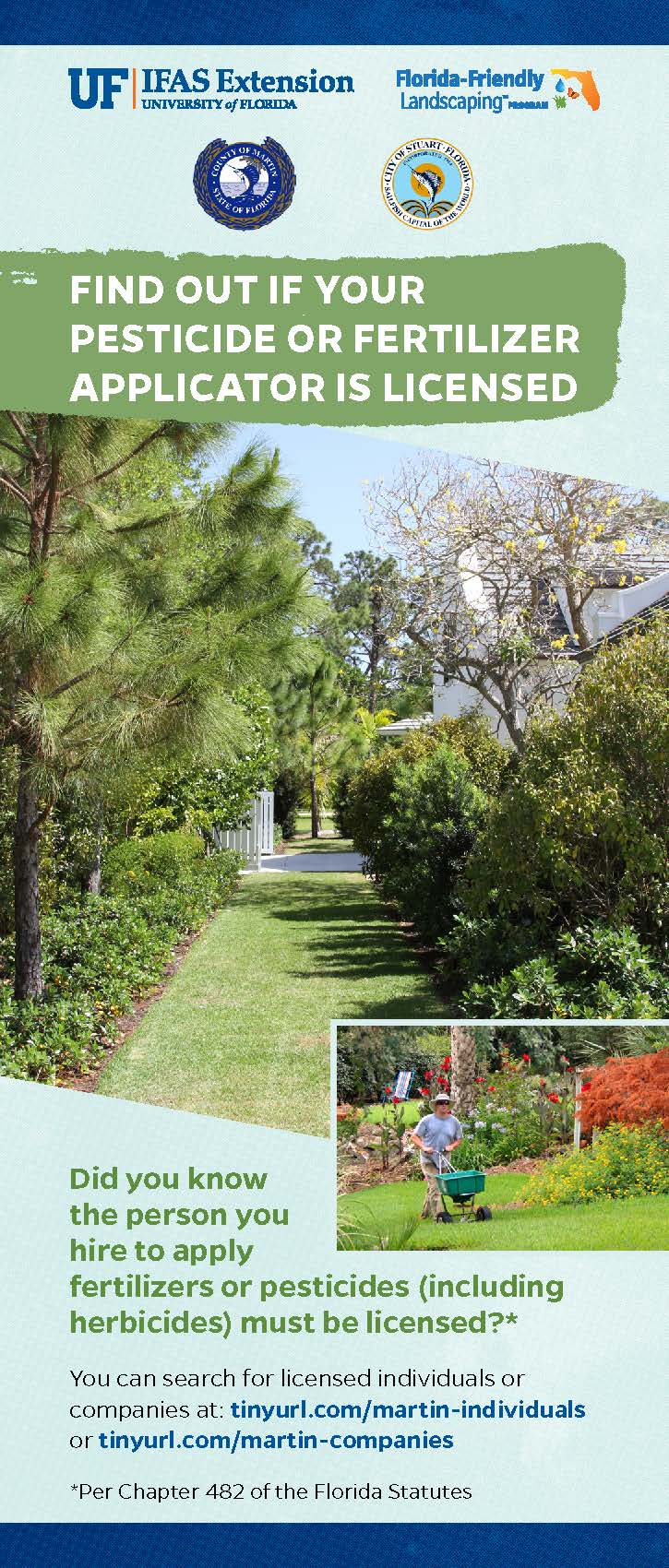 Professional Licensing/Certification for Fertilizer Applicators UF