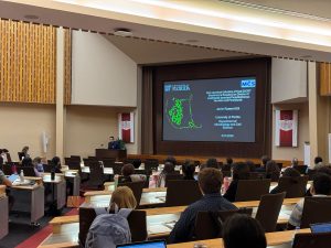 Javier Rosero Presenting his research on Leishmania donovani