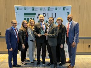 Image- Cafe Latino board honored with National Diversity Award by APLU and USDA NIFA.