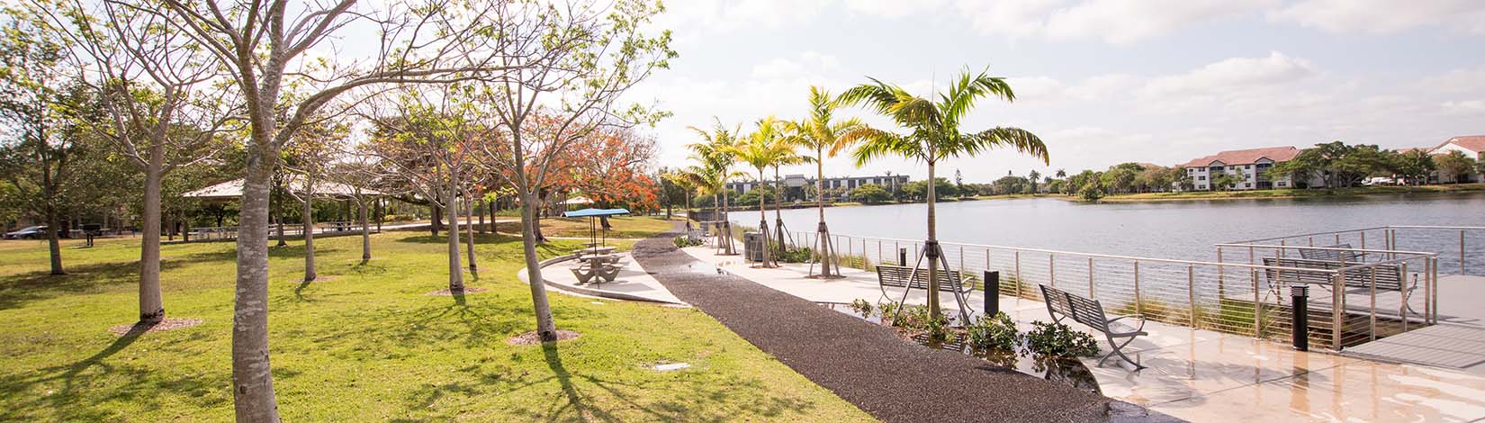 This is a view of Welleby Park in Broward County.