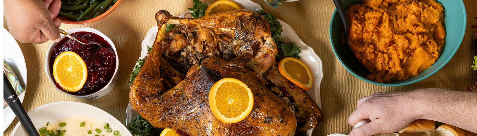 A Thanksgiving dinner. Photo: UF/IFAS, Cat Wofford