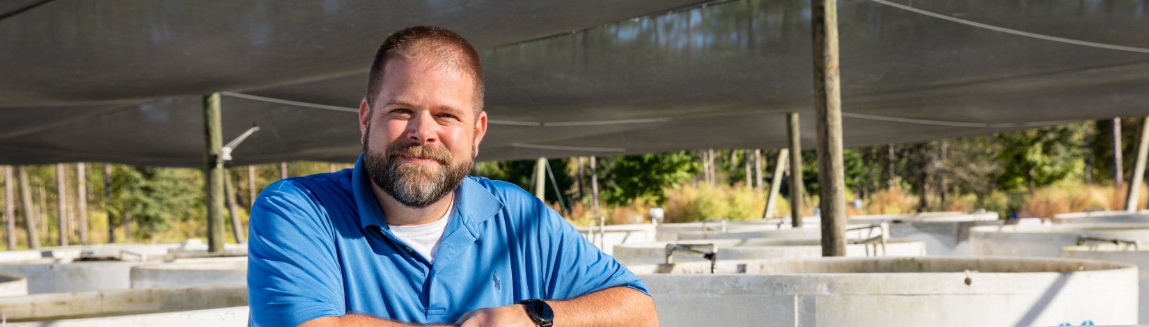 Joe Bisesi, the new associate director for the UF/IFAS Center for Aquatic and Invasive Plants, at the CAIP office. Photo: UF/IFAS, Cayla Romano-Freeman