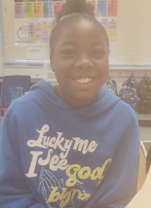 A fourth-grader at Spook Hill Elementary School in Lake Wales. Courtesy, UF/IFAS.