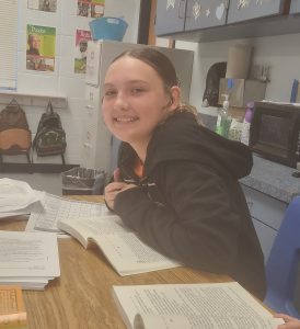 A fourth-grader at Spook Hill Elementary School in Lake Wales. Courtesy, UF/IFAS.