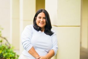 Jessica Alfonso-Rodriguez, a University of Florida Extension agent who specializes in family and consumer sciences at the Institute of Food and Agricultural Sciences. She works from UF/IFAS Extension Miami-Dade County. 