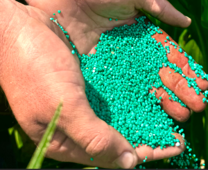 Controlled-release fertilizer.