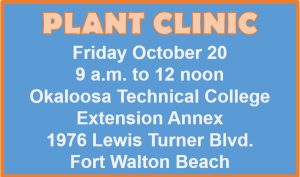 Sign for October 20th Plant Clinic