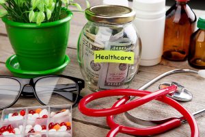 plant glasses money in saving jar stethoscope 