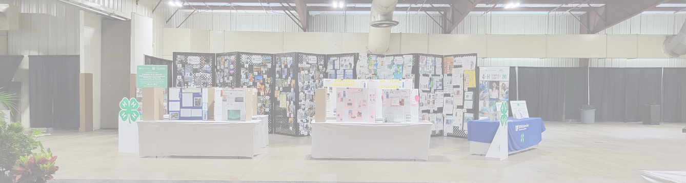 Background photo is exhibits from the Central Florida Fair