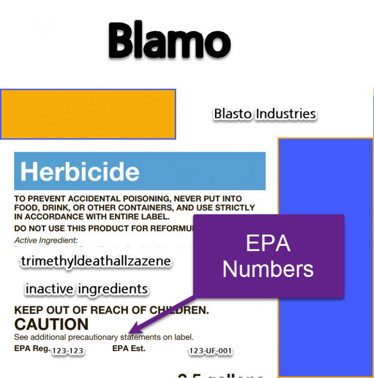 Parts Of A Pesticide Label...What Is It? - Pesticide Information