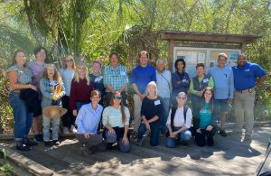 Group of male and female adults from Lara's Florida Waters Stewardship Program.