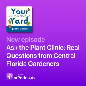 New episode: Ask the Plant Clinic: Real Questions from Central Florida Gardeners. Listen on Apple podcasts.