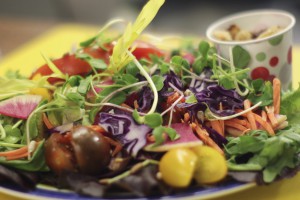 Microgreen salad [CREDIT: Robert Annis, UF/IFAS]