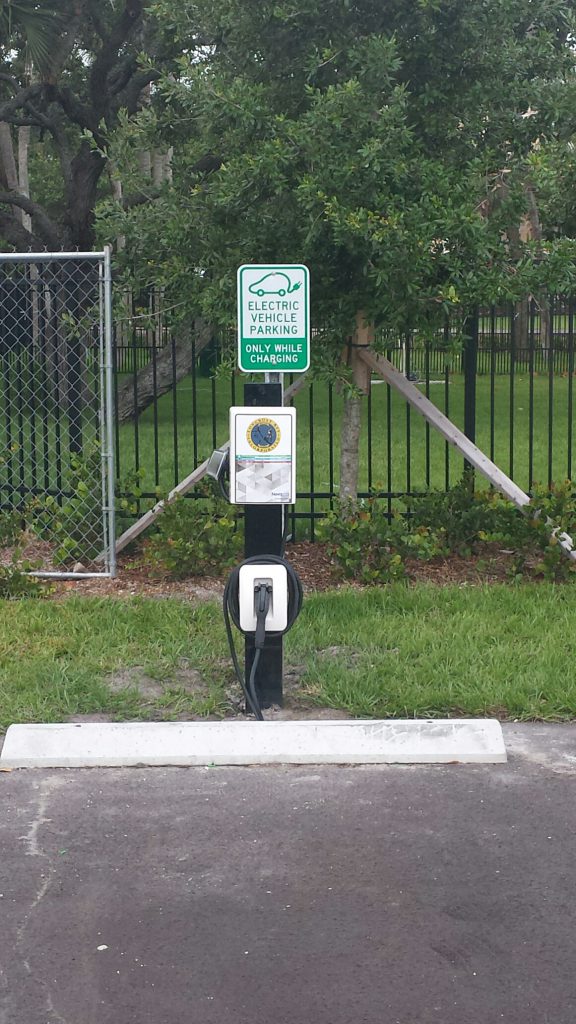 New Electric Vehicle Charging Stations Installed with County Rebates