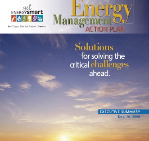 Sarasota County's 2008 Energy Management Action Plan
