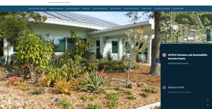 screenshot of sarasota county water quality story map, showing florida-friendly landscaping at uf/ifas extension sarasota county office. [credit: uf/ifas extension sarasota county]