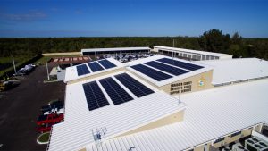 Solar panels on Sarasota County sheriff station