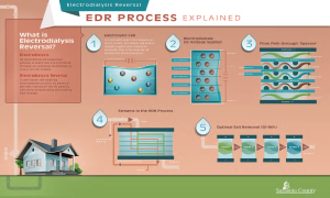 infograph explaining the electrodialysis reversal (EDR) process