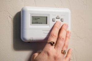 Hand programming a thermostat