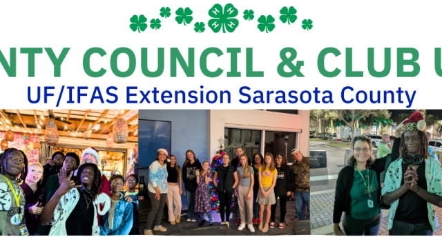 Sarasota 4-H County Council and Club Updates – December 2025