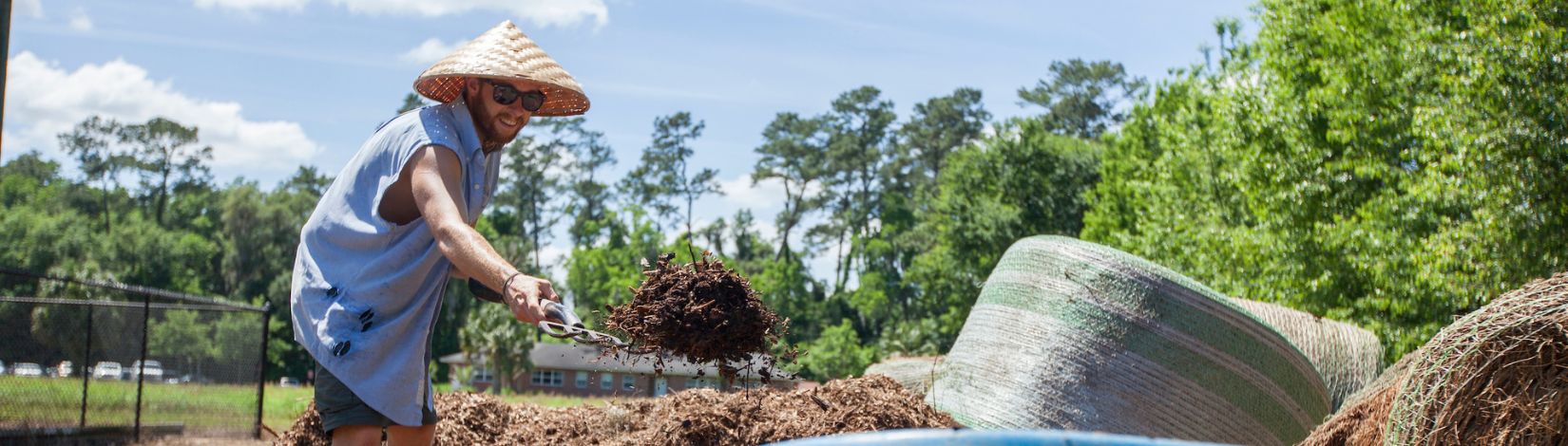 UF Community Farm Student Garden Open House on May 9, 2015.