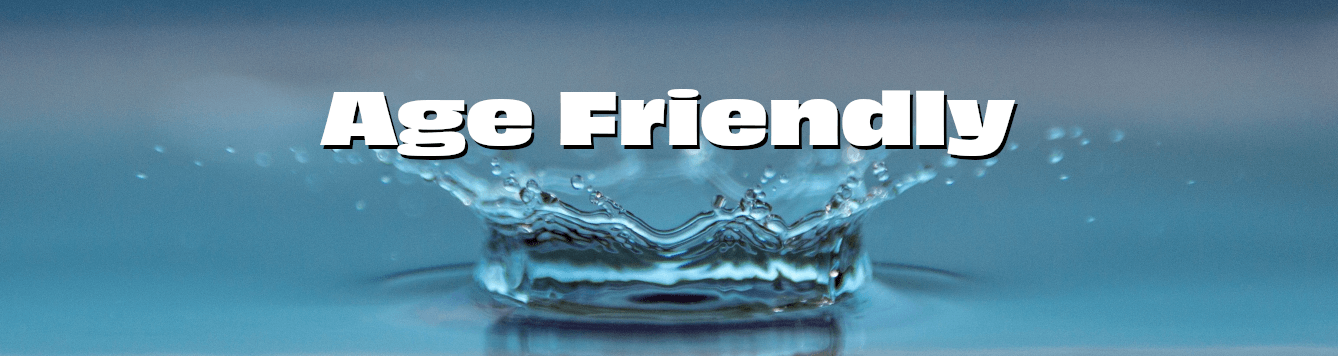 a drop of water splashes into an otherwise smooth pool of blue water. [credit: pixabay.com, roegger]