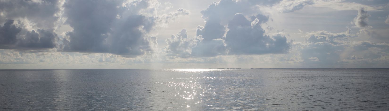 Biscayne Bay, south of Miami, Florida.