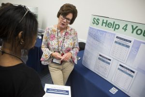 4H youth and adult volunteers participating in the Living On My Own (LOMO)