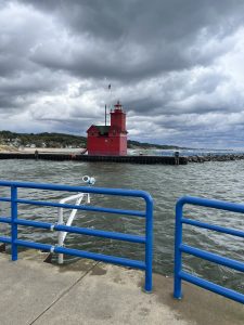 Big Red lighthouse located on Ottawa Beach 
