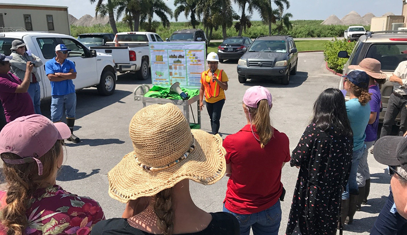 presentation at Sem Chi rice milling facility