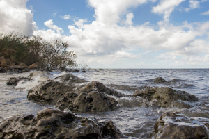 Lake Okeechobee in Florida, used as a site to test a new method of estimating lake volumes.