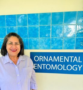 Yisell Velazquez-Hernandez, a biologist, and part of the team.UF/IFAS TREC photo 
