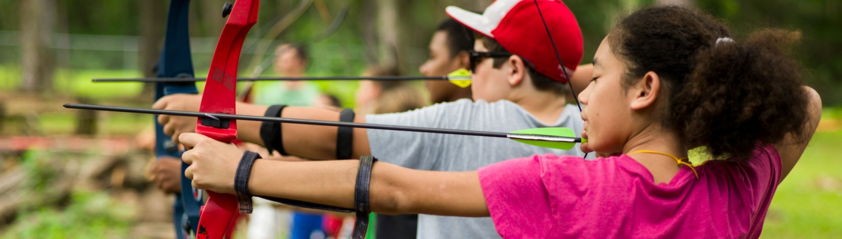 4H youth enjoying summer camp activities at Camp Cherry Lake near Madison, Florida on Tuesday, July 14th, 2014.