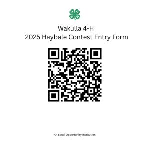 Information to enter the Haybale decorating contest. 