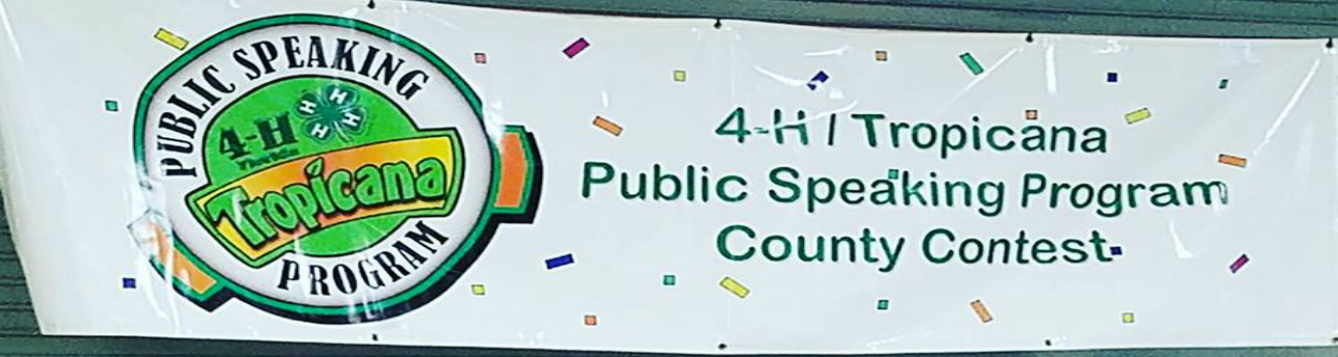 4-H Tropicanna Public Speaking feat