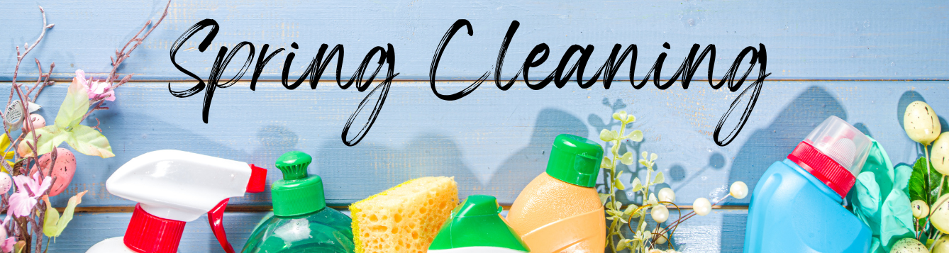 spring cleaning banner