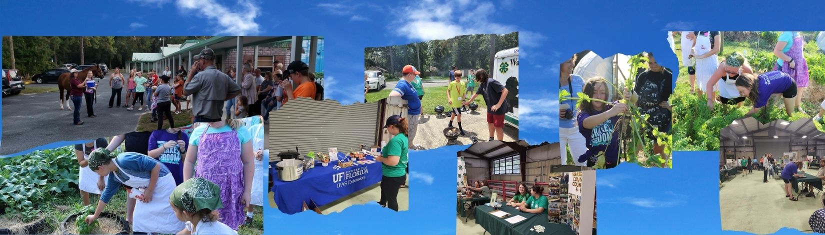 People participating in Extension activities.